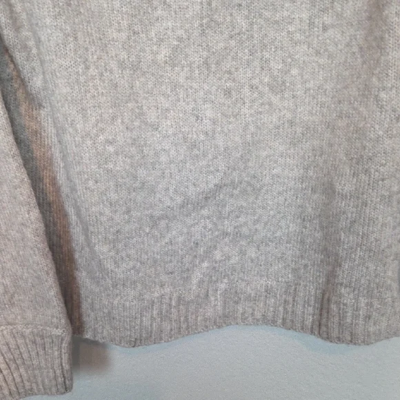 Abercrombie & Fitch Tan Cowl Neck Sweater Lg - Picture 4 of 8